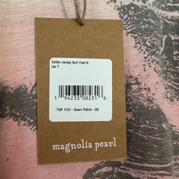 NWT Magnolia Pearl Surf Fest Dylan Tee in Dawn Patrol OS - Picture 10 of 10
